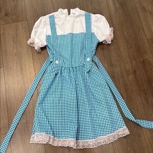 Halloween Costumes - Blue Gingham Pinafore Dress